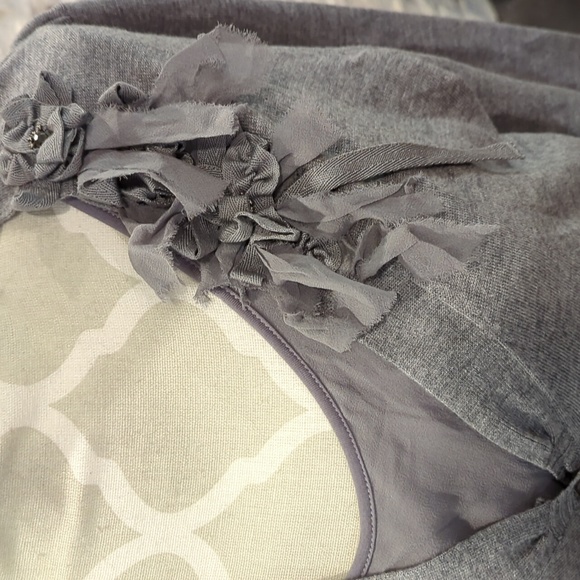 NWT Basler Grey wool & silk button up cardigan with left chest details - Picture 10 of 11